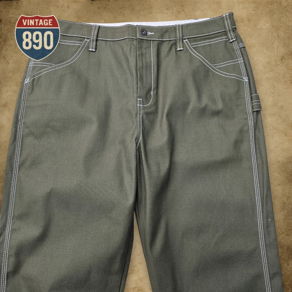 [34] DICKIES 디키즈 1922 카키 카고 팬츠 상품이미지2