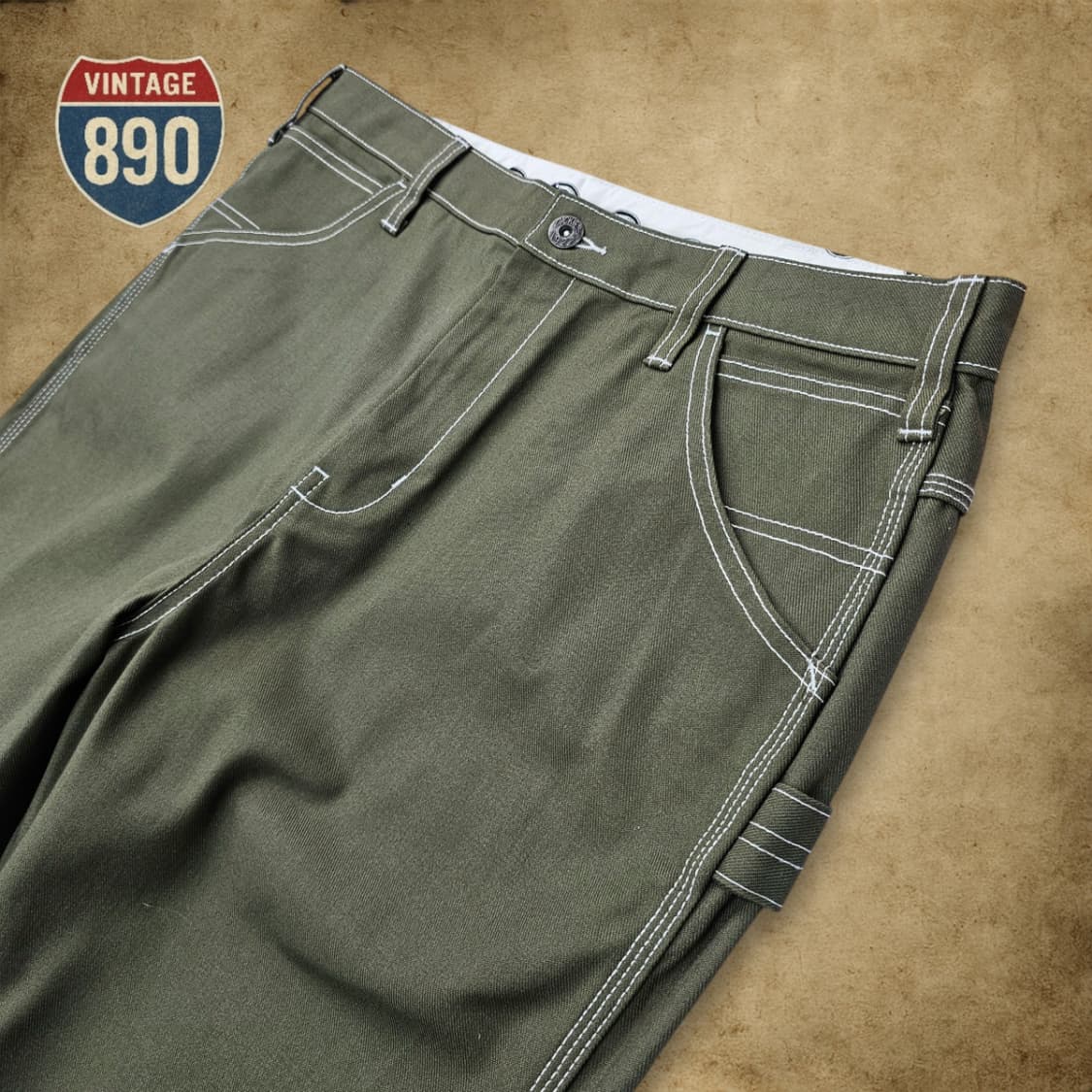 [34] DICKIES 디키즈 1922 카키 카고 팬츠 상품이미지5