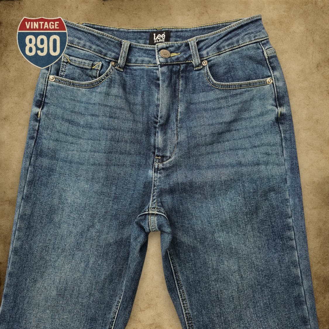 [28] Lee 리 X-LINE 부츠컷 스판 기모 데님 팬츠 상품이미지2