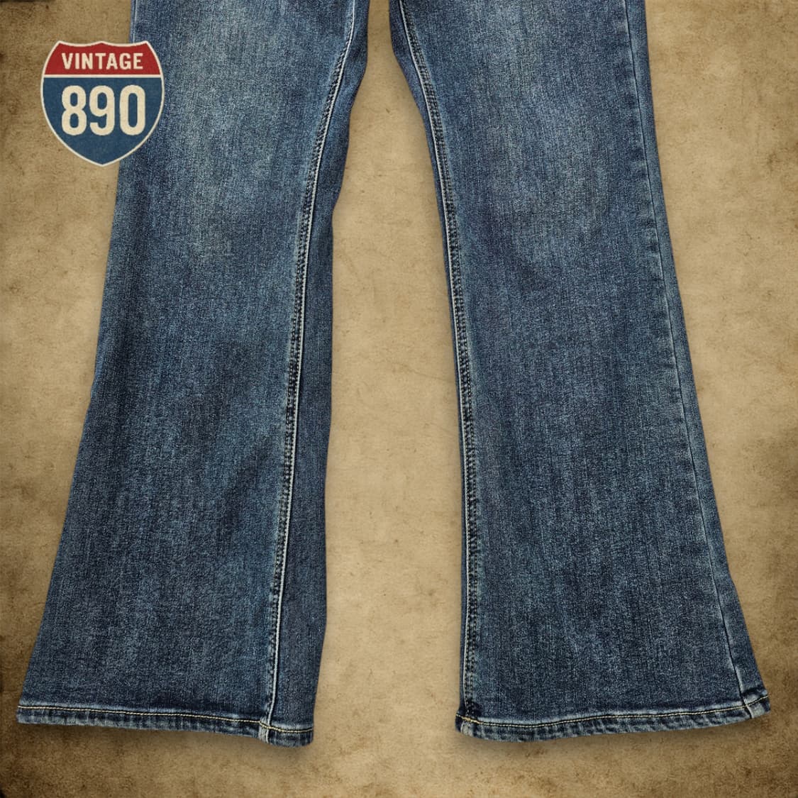 [28] Lee 리 X-LINE 부츠컷 스판 기모 데님 팬츠 상품이미지3