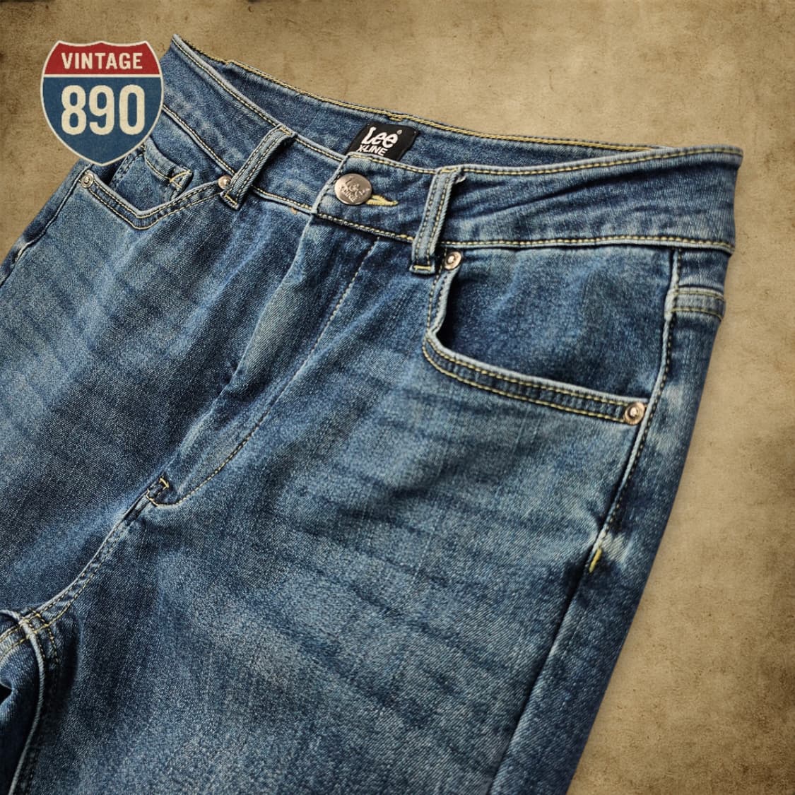 [28] Lee 리 X-LINE 부츠컷 스판 기모 데님 팬츠 상품이미지5