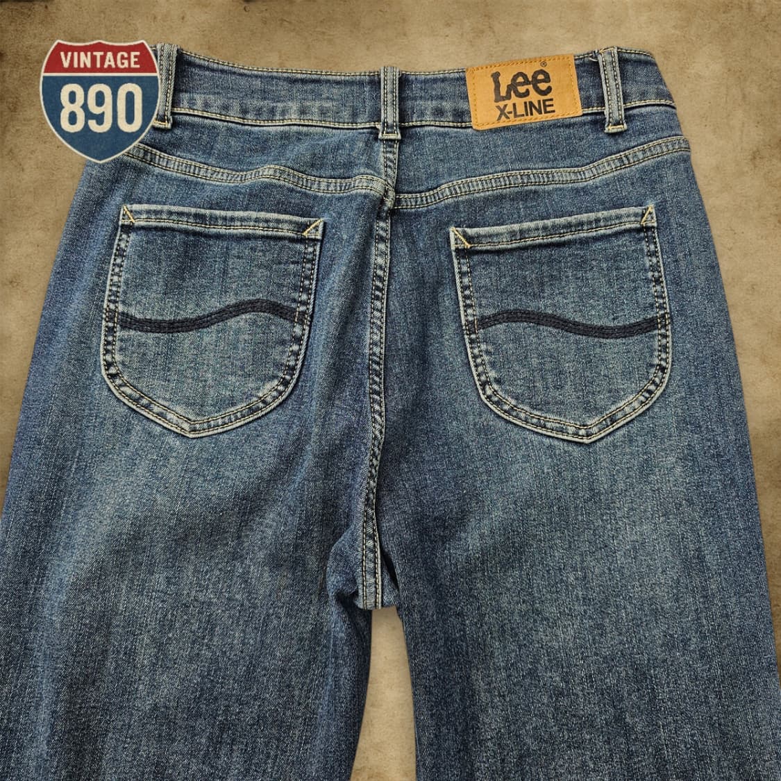 [28] Lee 리 X-LINE 부츠컷 스판 기모 데님 팬츠 상품이미지8
