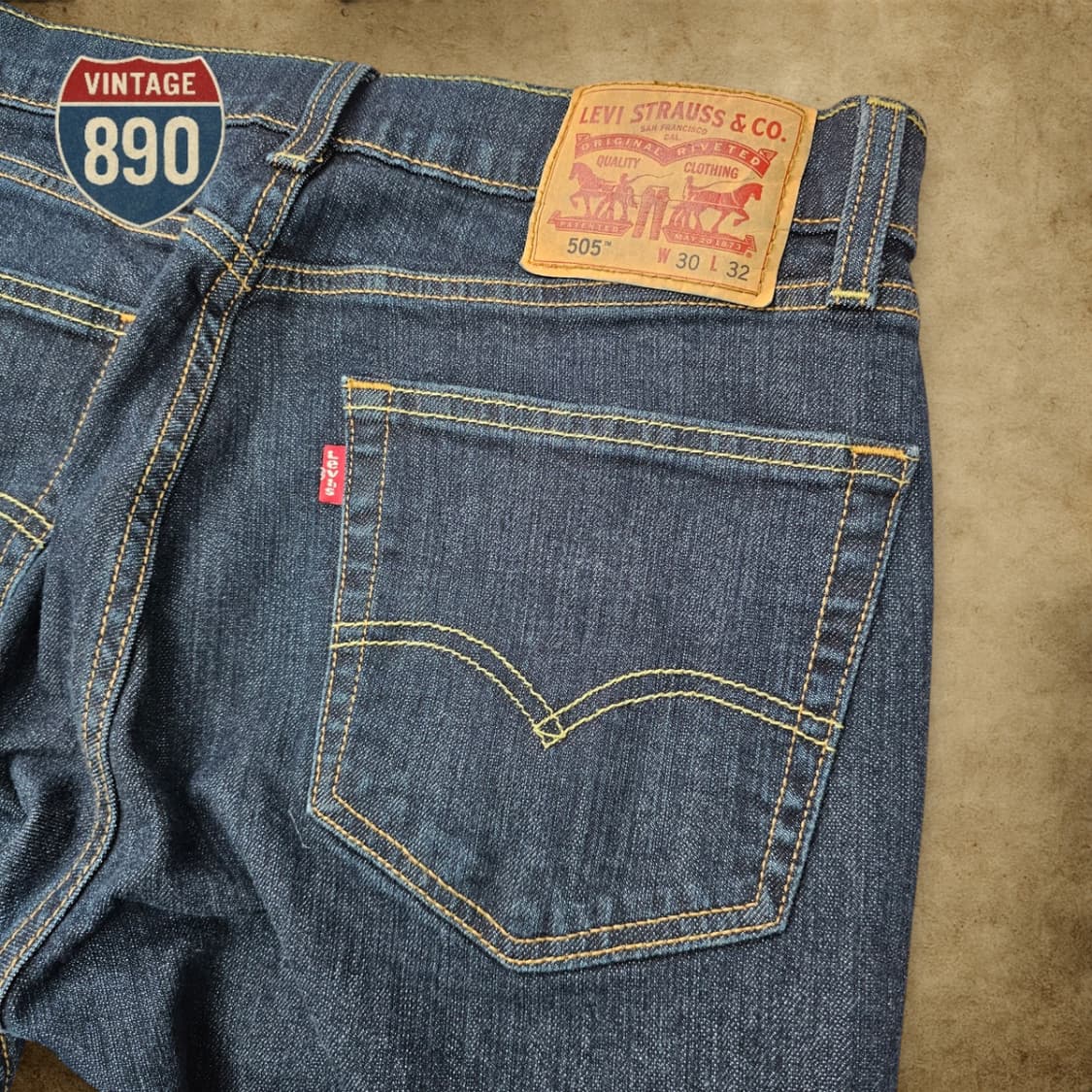 [30] Levi's 리바이스 505 레귤러 스트레이트 청바지 상품이미지10