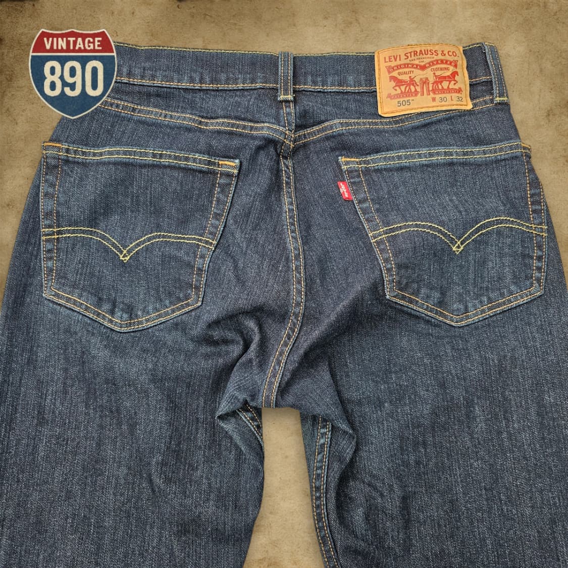[30] Levi's 리바이스 505 레귤러 스트레이트 청바지 상품이미지8