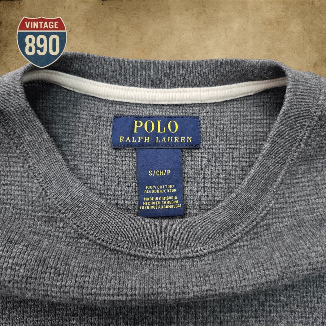 [S] POLO Ralph Lauren 폴로 랄프로렌 와플 반팔티 상품이미지5