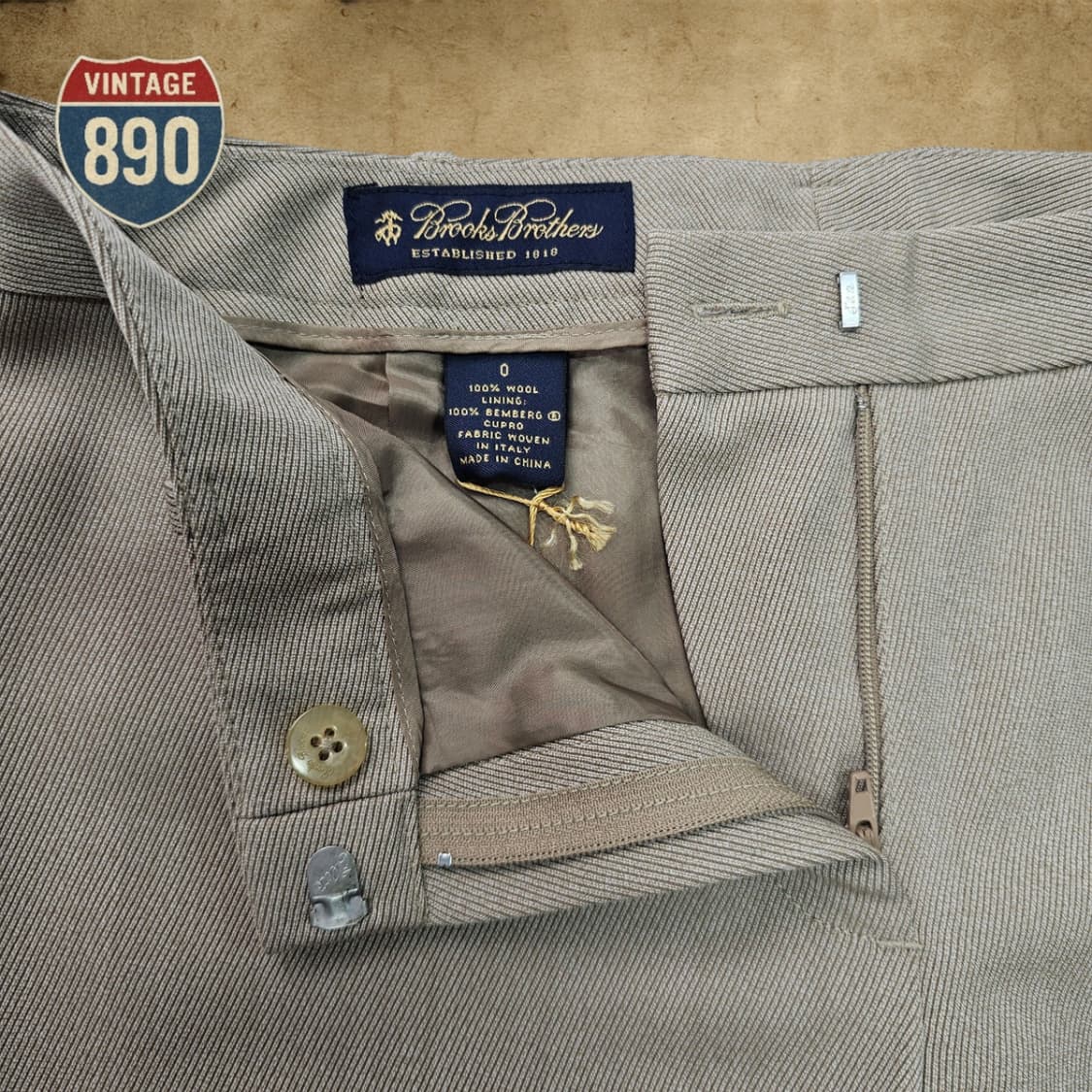 [26] 새제품 Brooks Brithers 브룩스 브라더스 울 슬랙스 상품이미지5