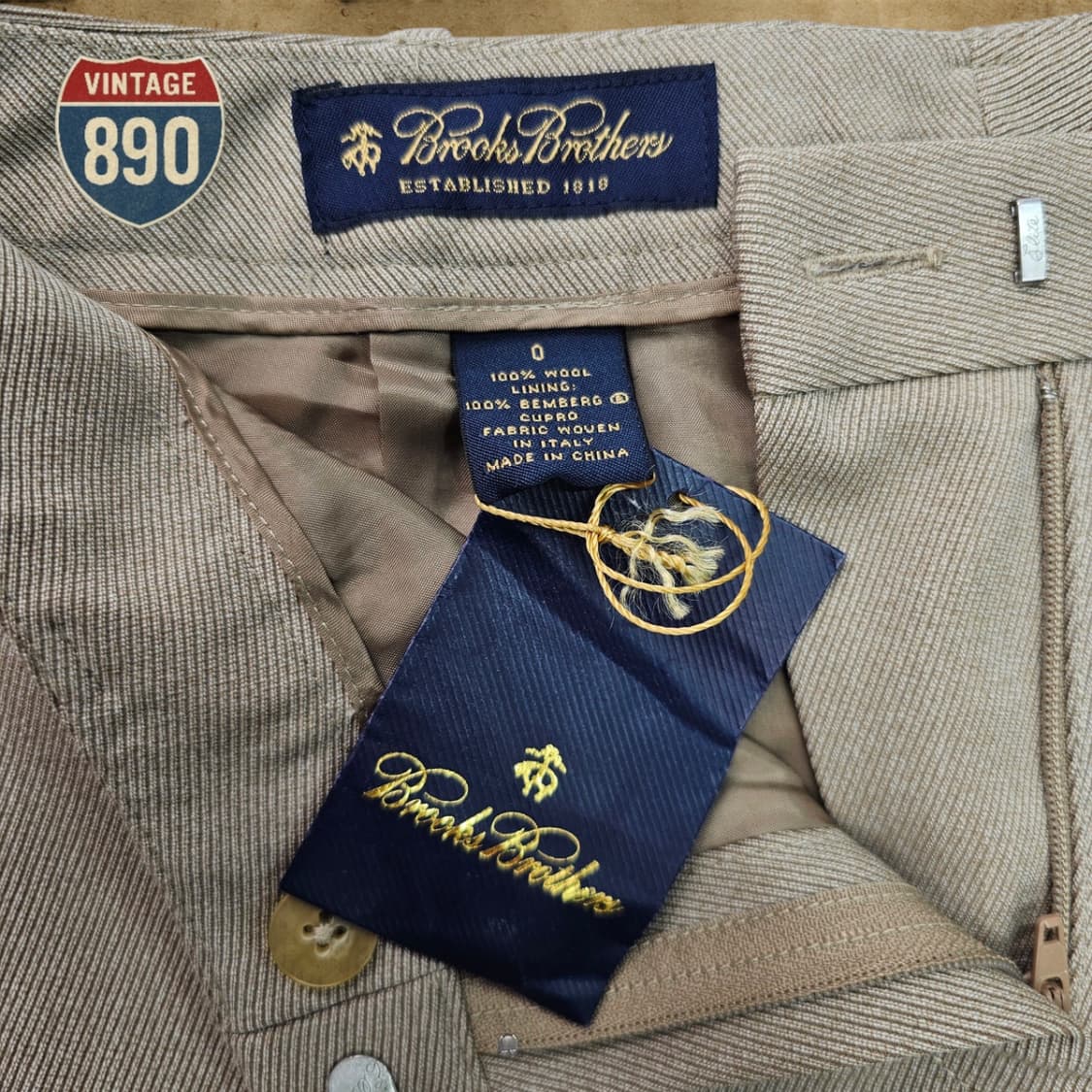 [26] 새제품 Brooks Brithers 브룩스 브라더스 울 슬랙스 상품이미지6