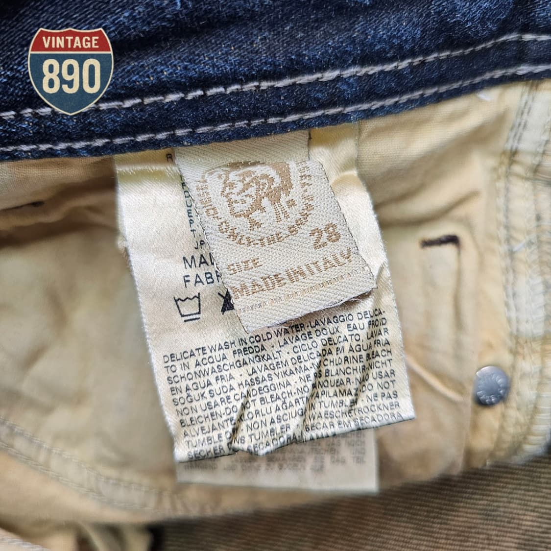 [28] Diesel 디젤 포이악 데님 팬츠 청바지 상품이미지10