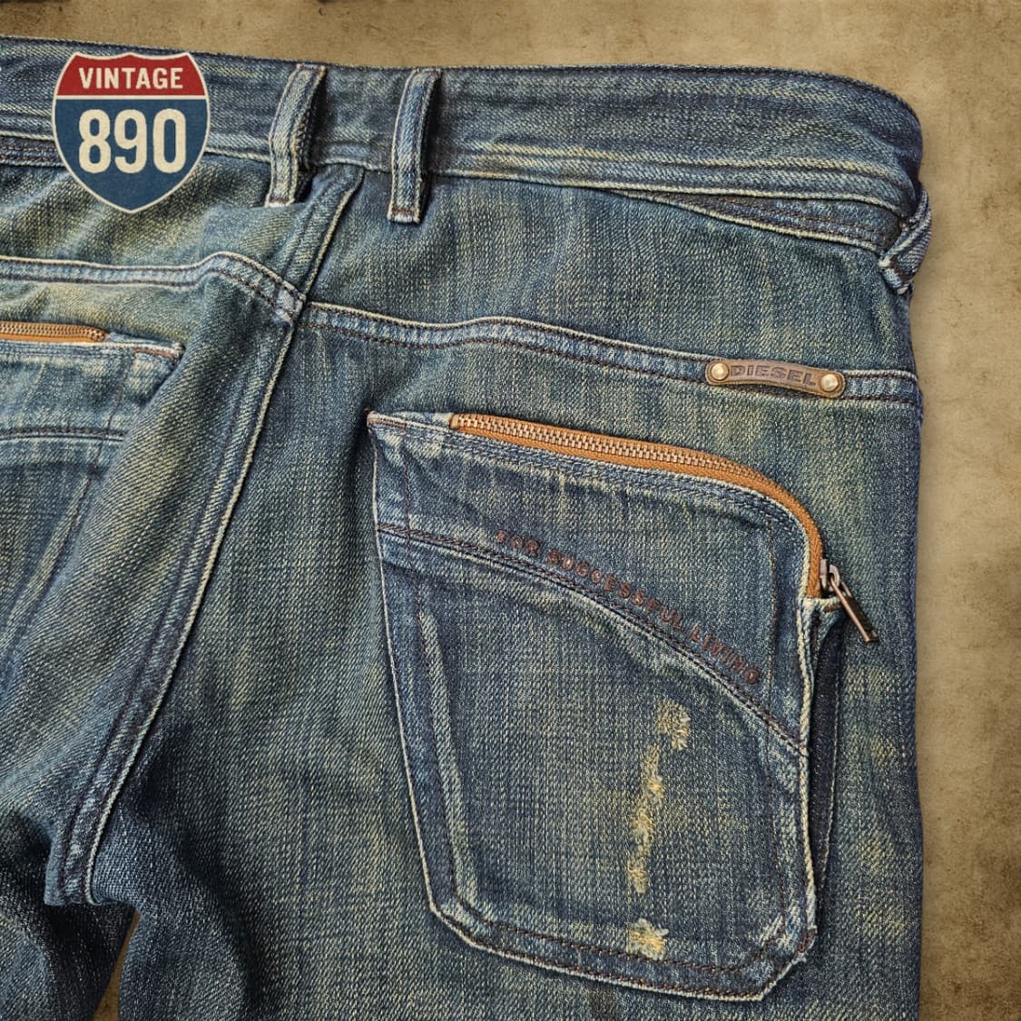[28] Diesel 디젤 포이악 데님 팬츠 청바지 상품이미지9