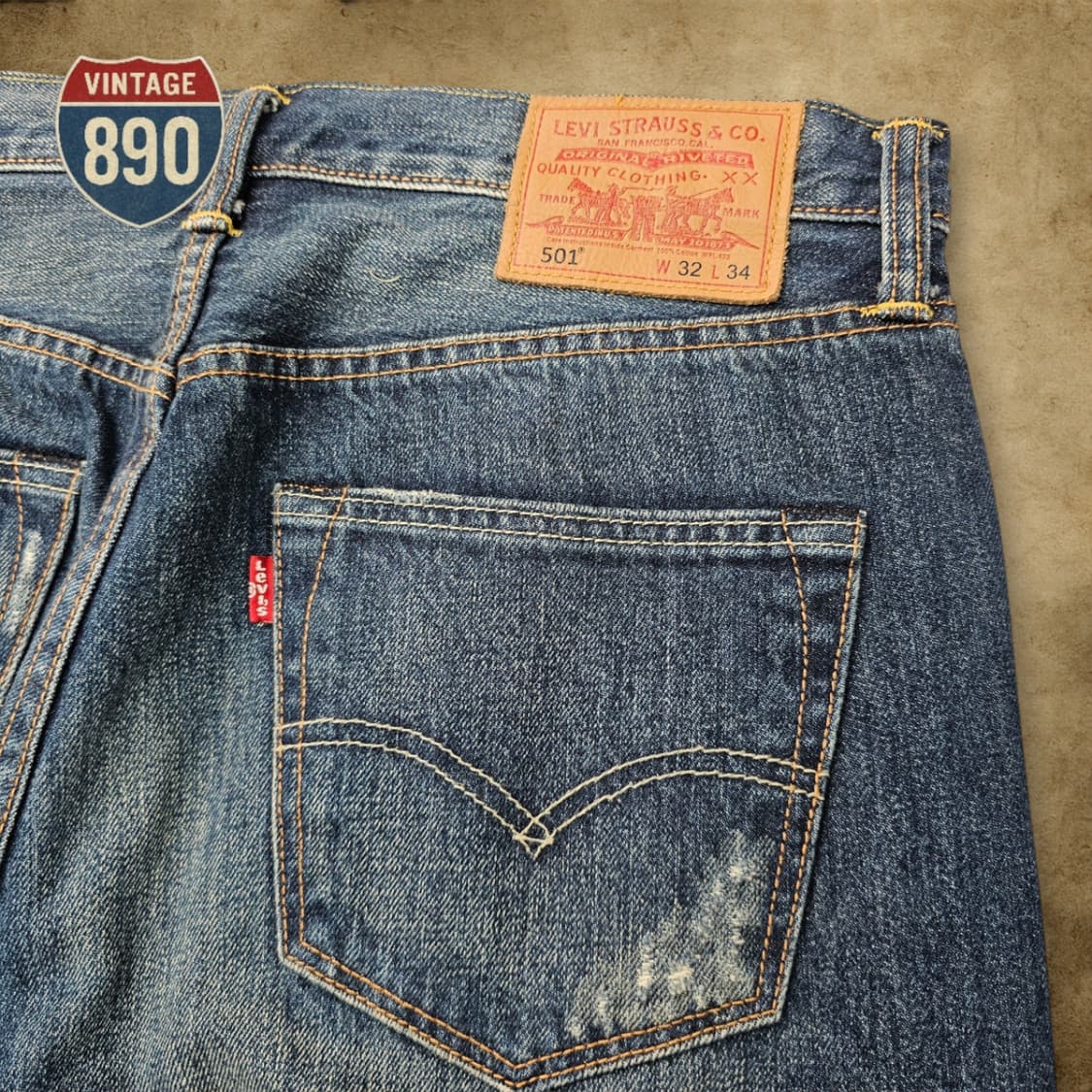 [32] Levi's 리바이스 501 데님 팬츠 청바지 상품이미지10
