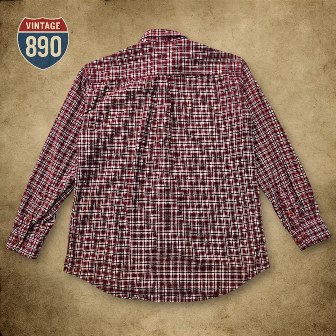 [95] 90S VTG 미시간스포츠 플란넬 체크 셔츠 상품이미지7