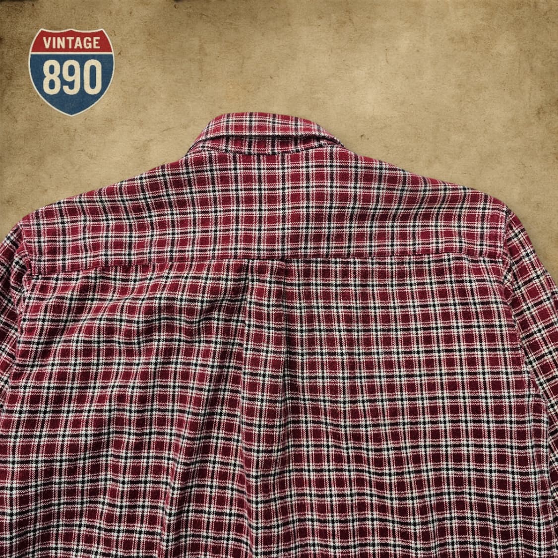 [95] 90S VTG 미시간스포츠 플란넬 체크 셔츠 상품이미지8