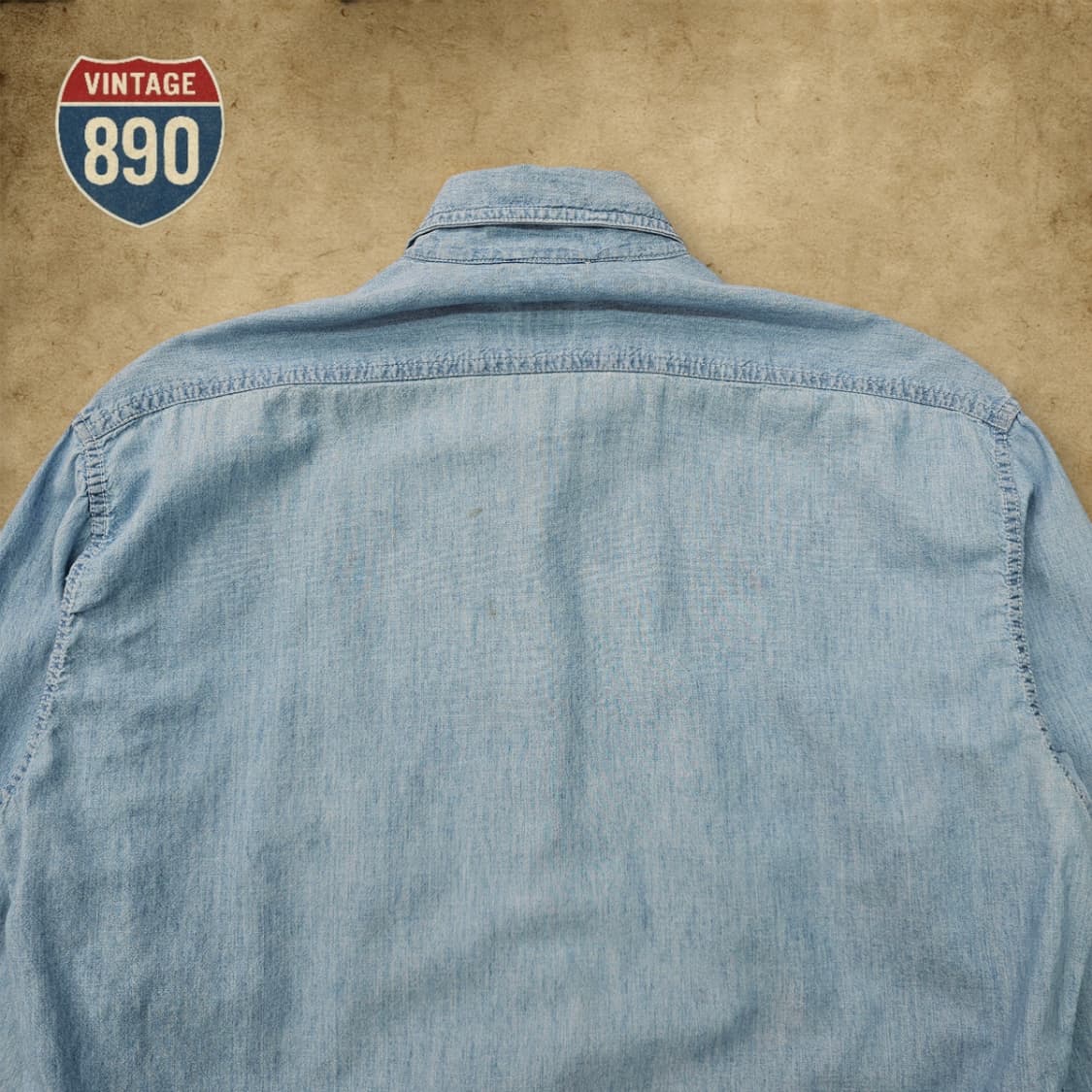 [M] ASPESI 아스페시 워시드 샴브레이 워크 셔츠 상품이미지7