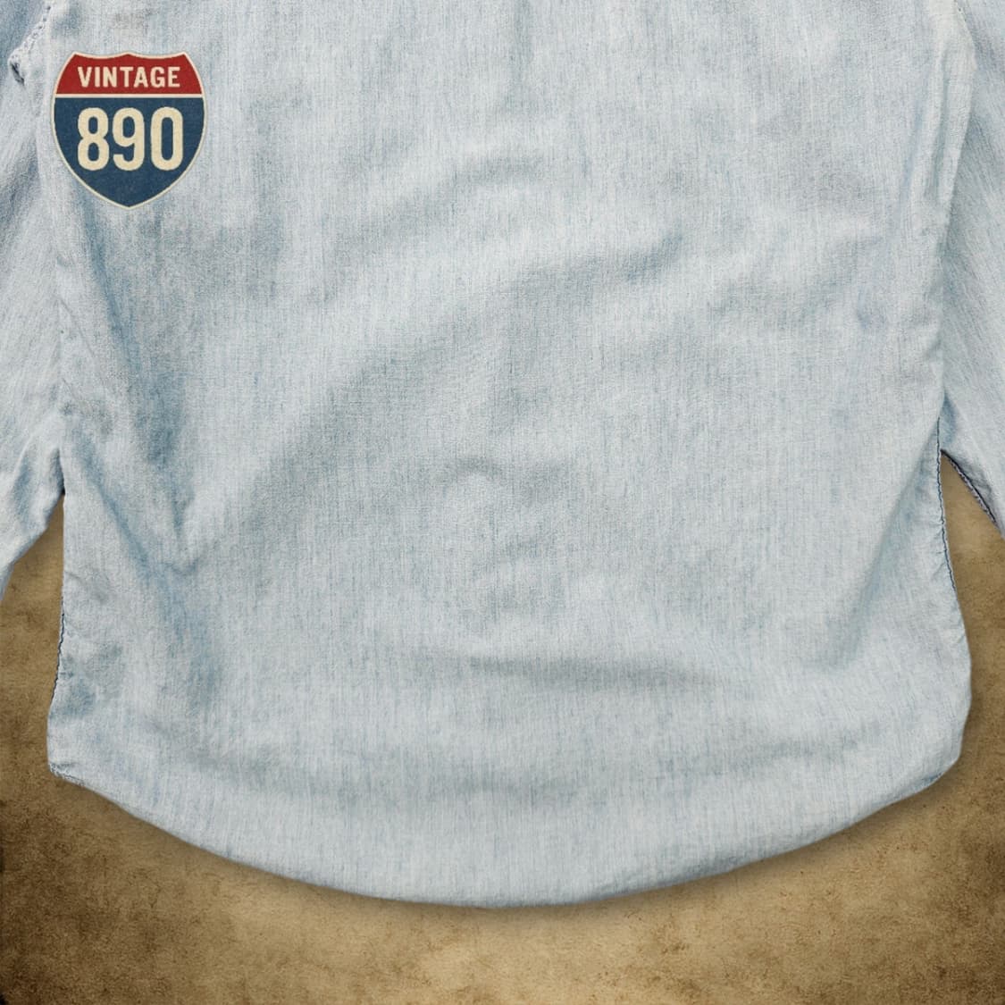 [M] ASPESI 아스페시 워시드 샴브레이 워크 셔츠 상품이미지8