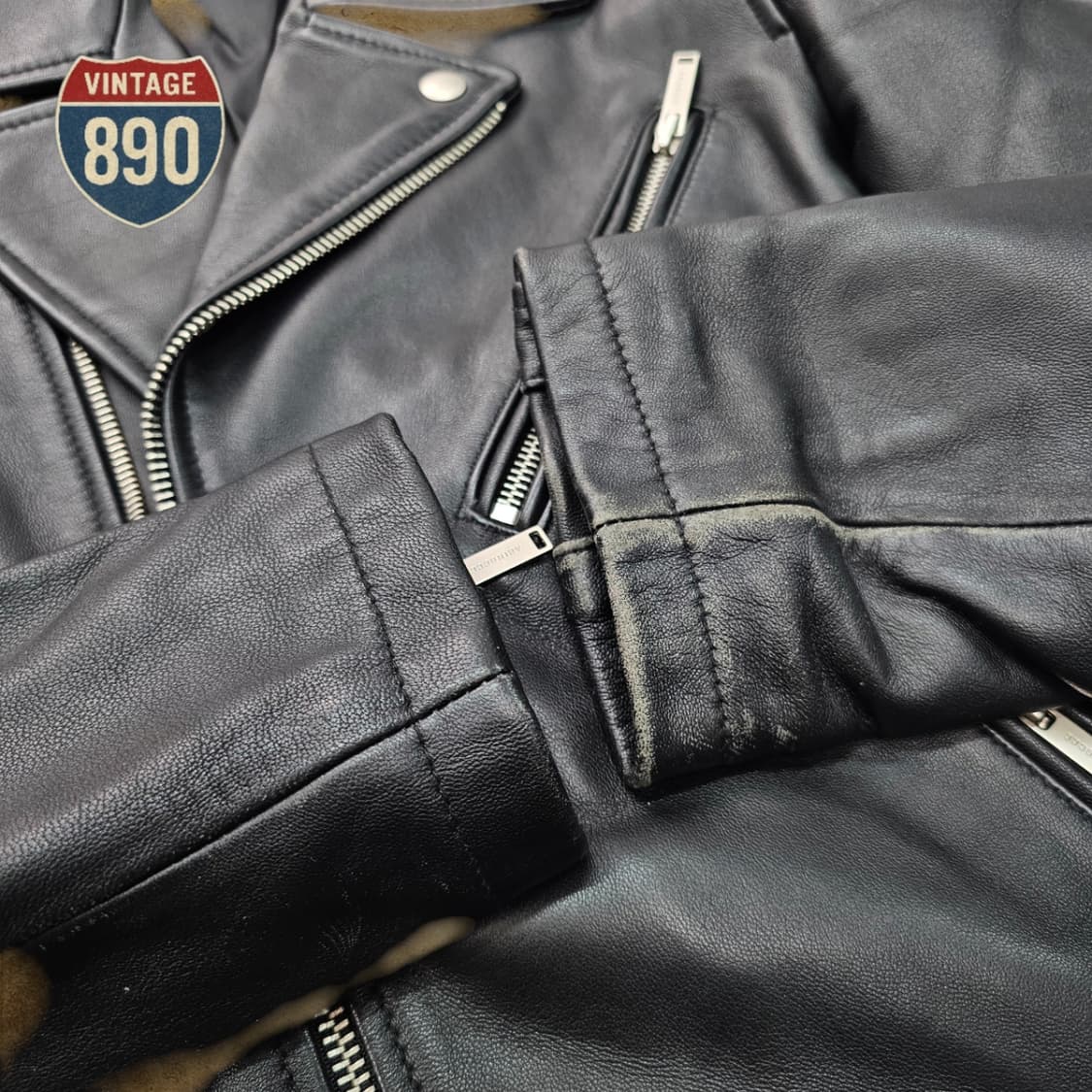 [M] AGING CCC 에이징CCC 양가죽 라이더자켓 상품이미지4