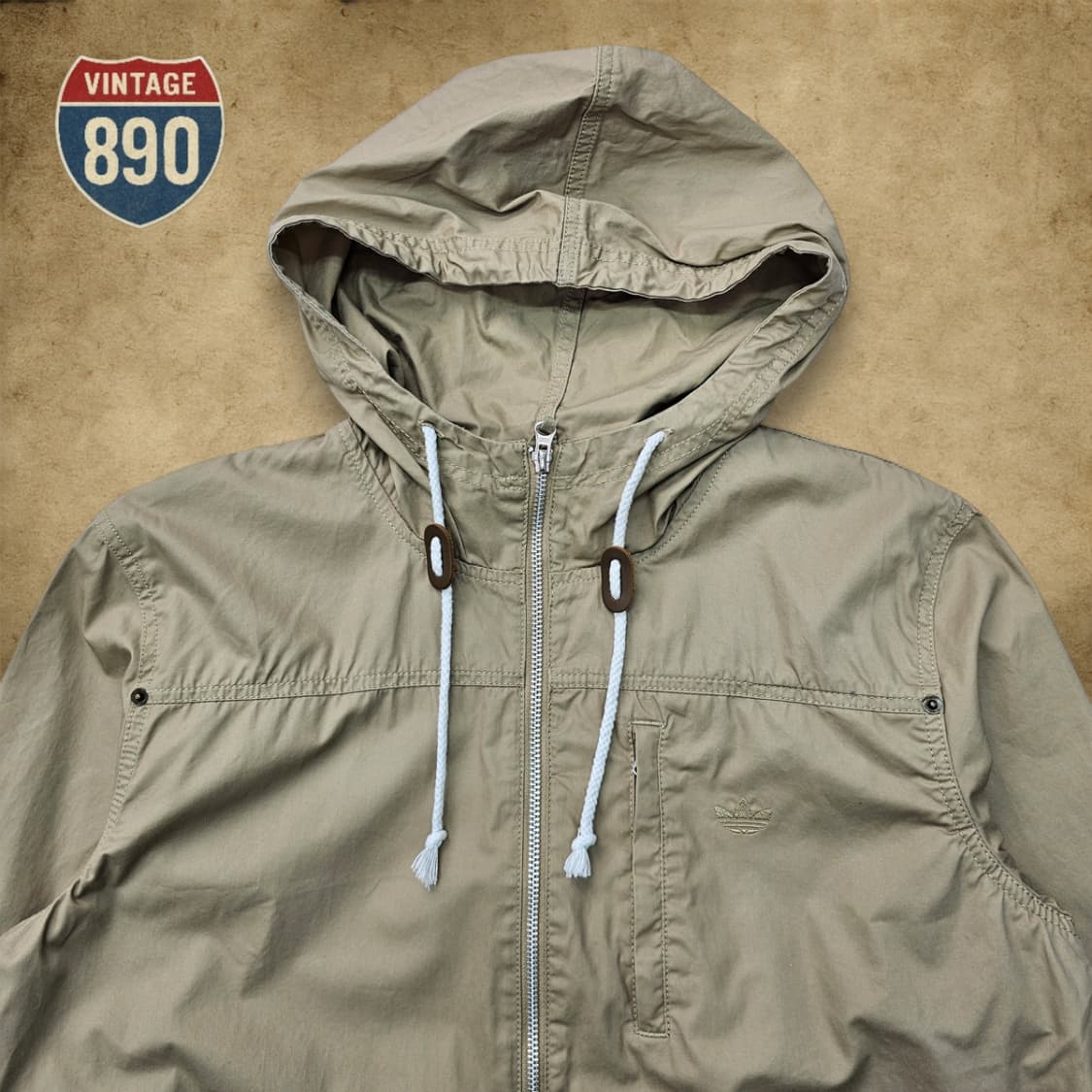 [100] ADIDAS 아디다스 오리지날 라이트코트 사파리 자켓 상품이미지2