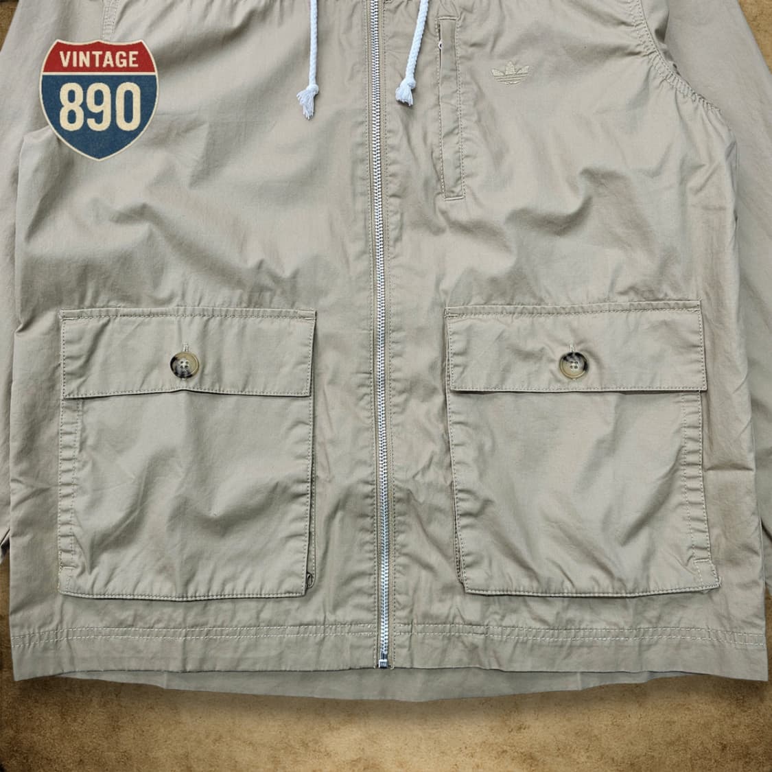 [100] ADIDAS 아디다스 오리지날 라이트코트 사파리 자켓 상품이미지3