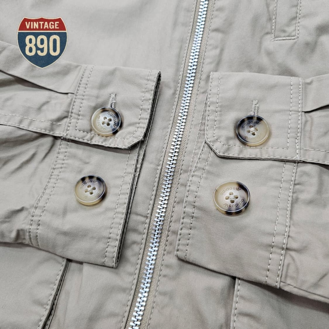 [100] ADIDAS 아디다스 오리지날 라이트코트 사파리 자켓 상품이미지4