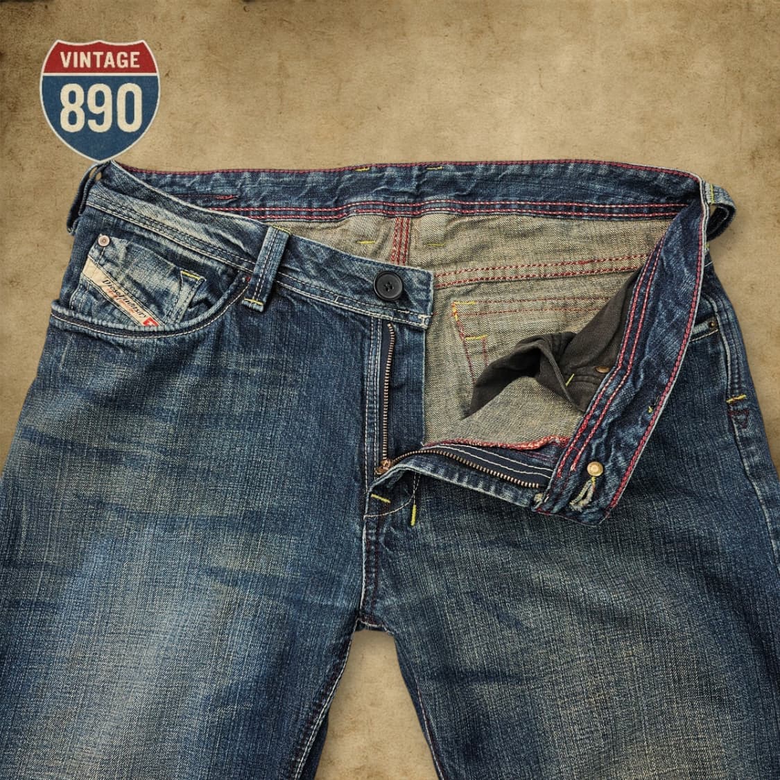 [34] DIESEL 디젤 야릭 빈티지 데님 청바지 상품이미지3