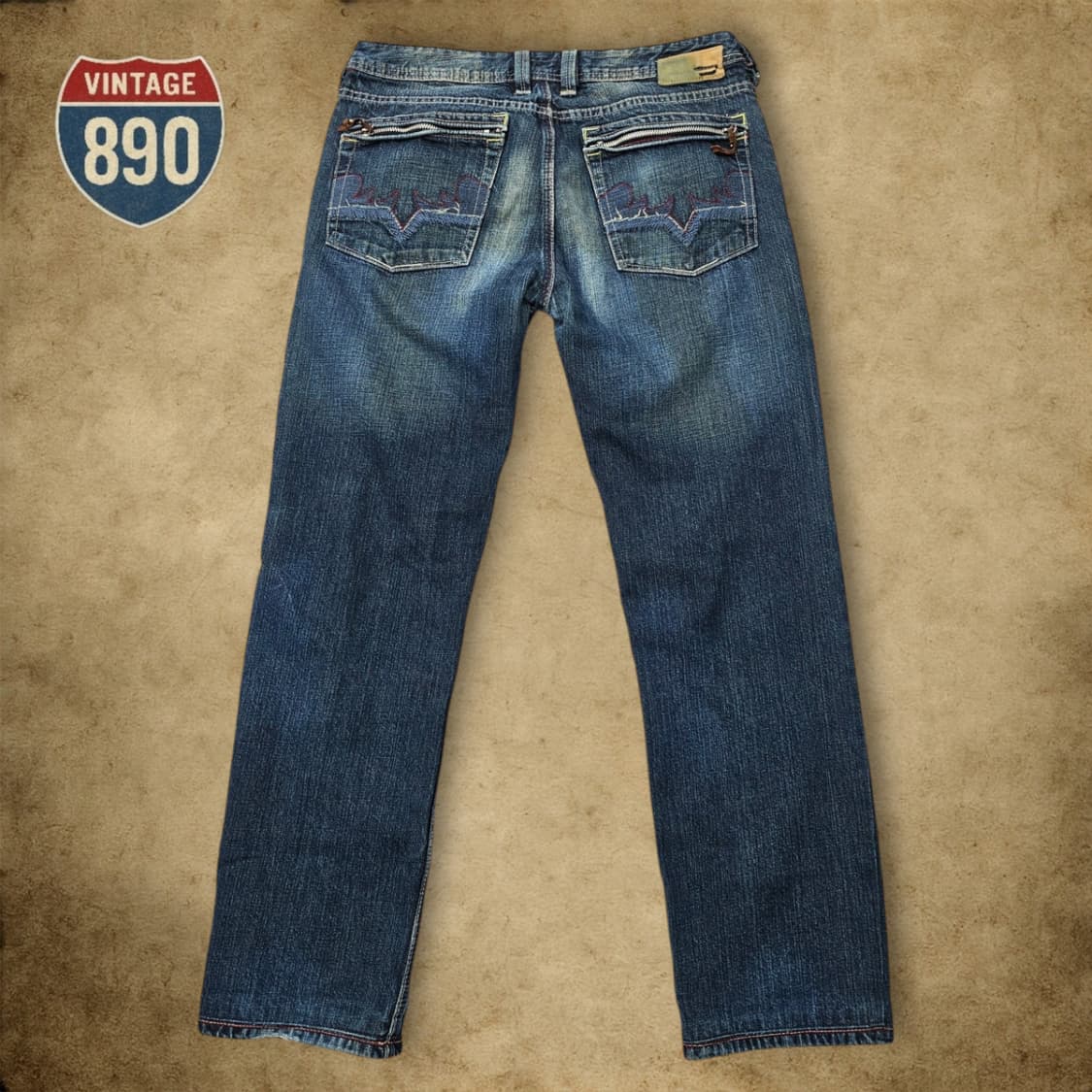 [34] DIESEL 디젤 야릭 빈티지 데님 청바지 상품이미지6