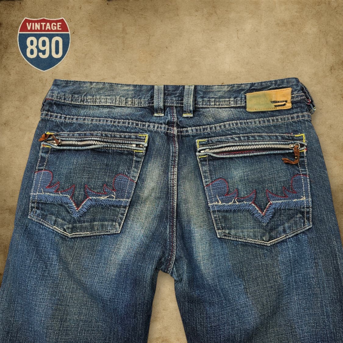 [34] DIESEL 디젤 야릭 빈티지 데님 청바지 상품이미지7