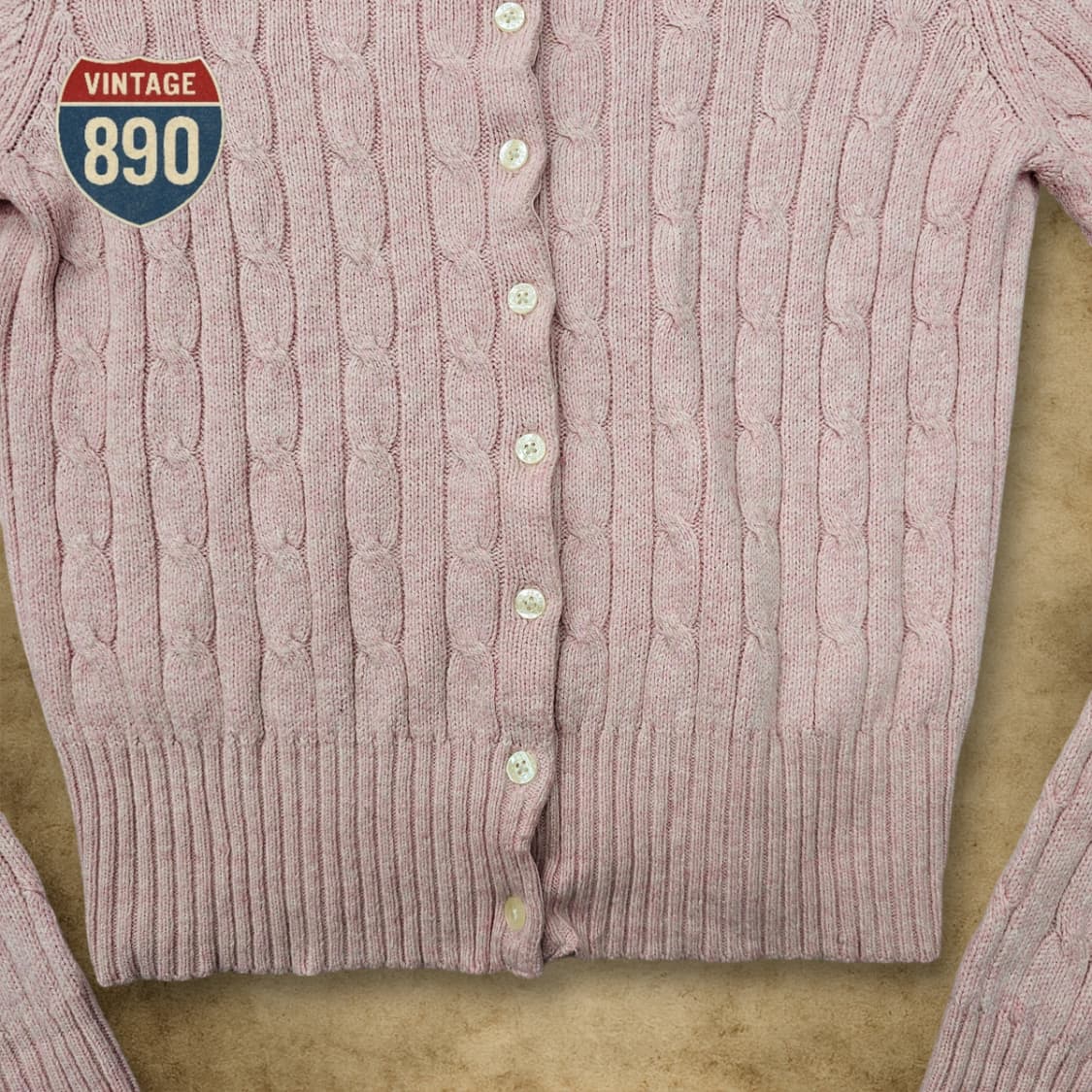 [M] POLO Ralph Lauren 폴로 꽈배기 니트 가디건 상품이미지3