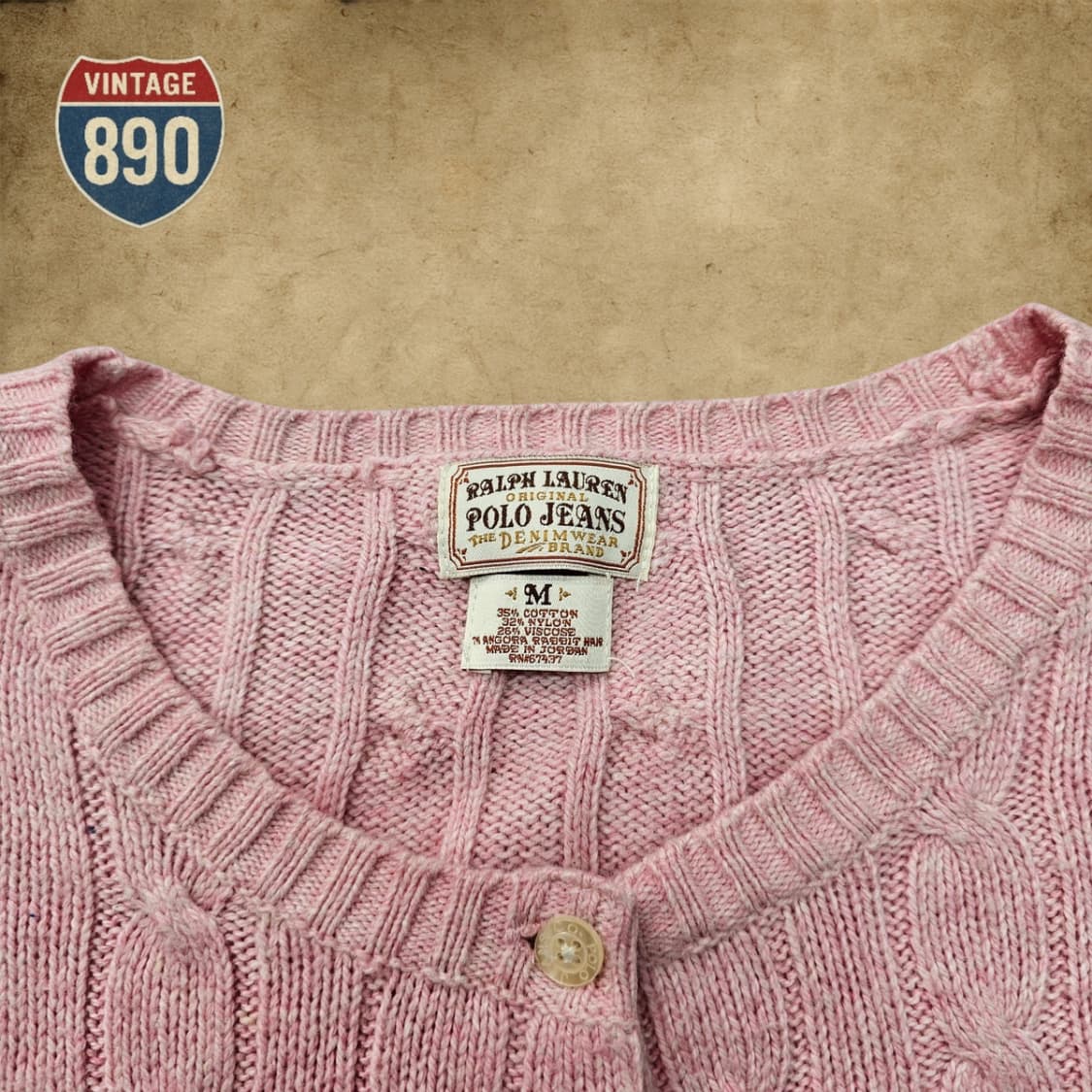 [M] POLO Ralph Lauren 폴로 꽈배기 니트 가디건 상품이미지5