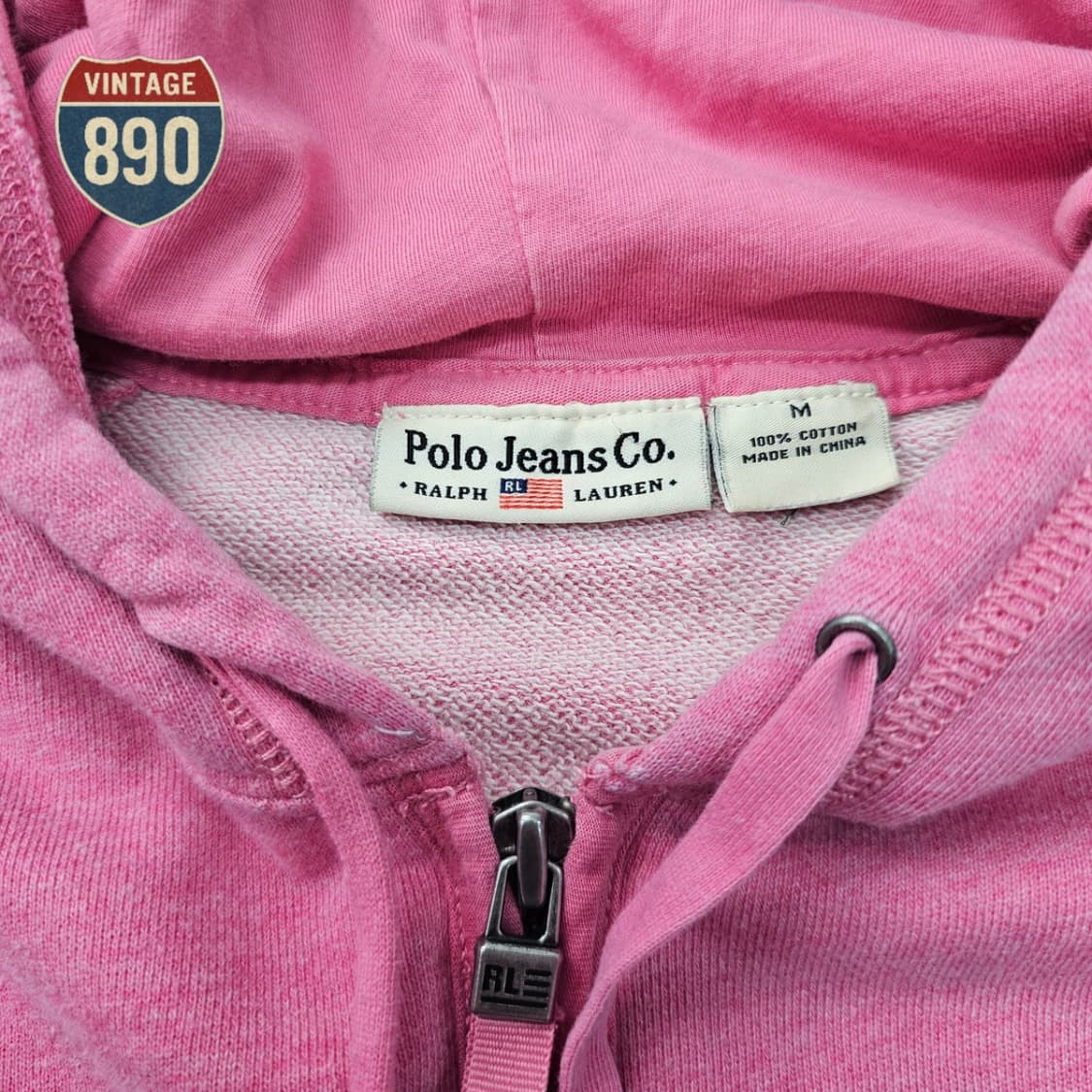 [M] POLO Ralph Lauren 폴로 핑크 집업 후드 상품이미지7