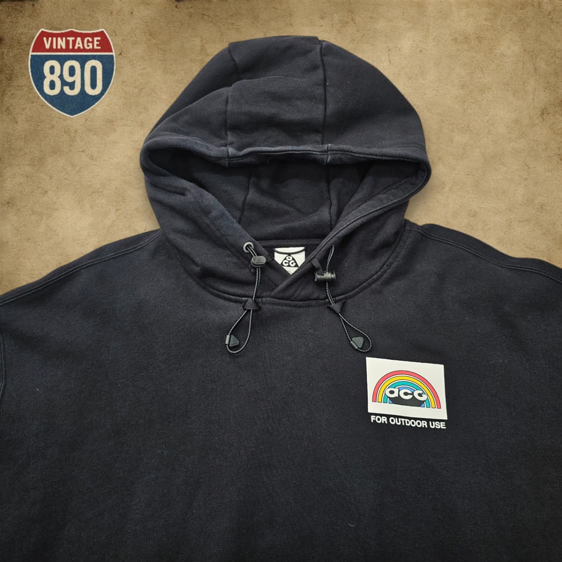 [XL] NIKE 나이키 ACG 그래픽 풀오버 기모 후드티 상품이미지2