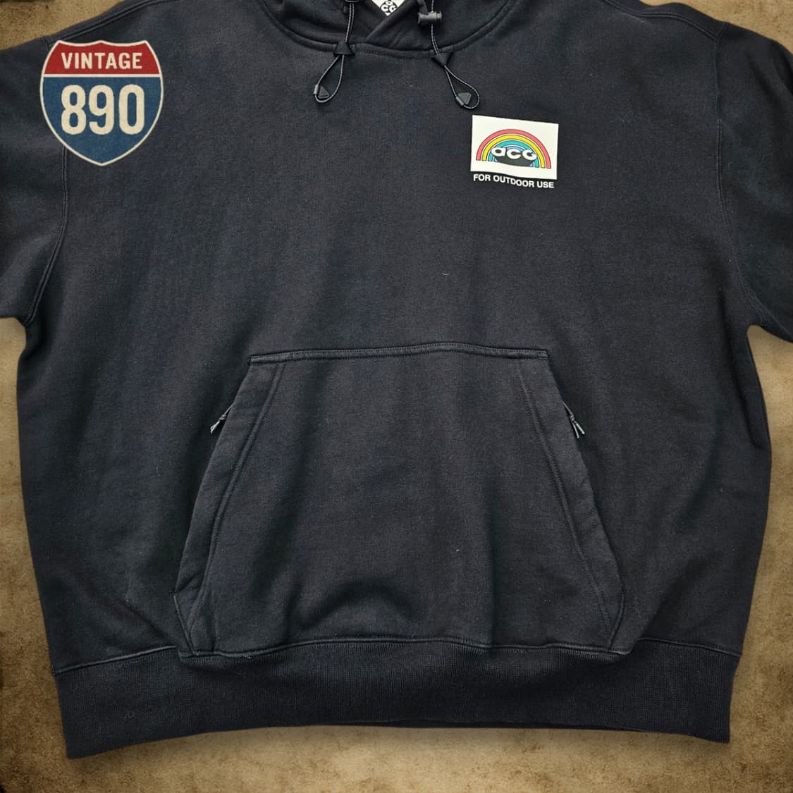 [XL] NIKE 나이키 ACG 그래픽 풀오버 기모 후드티 상품이미지3