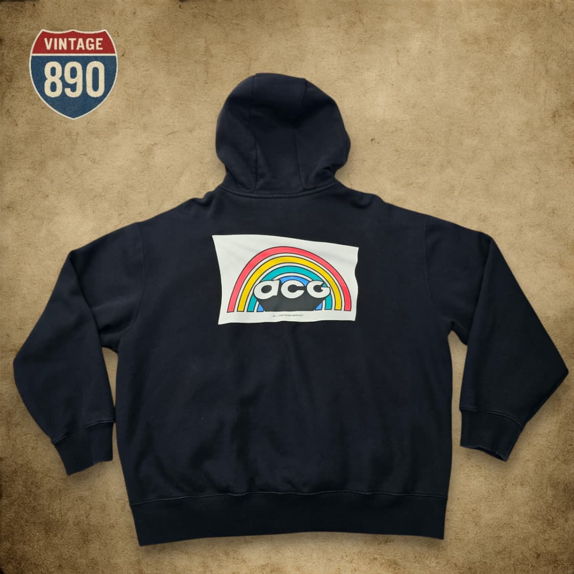 [XL] NIKE 나이키 ACG 그래픽 풀오버 기모 후드티 상품이미지6