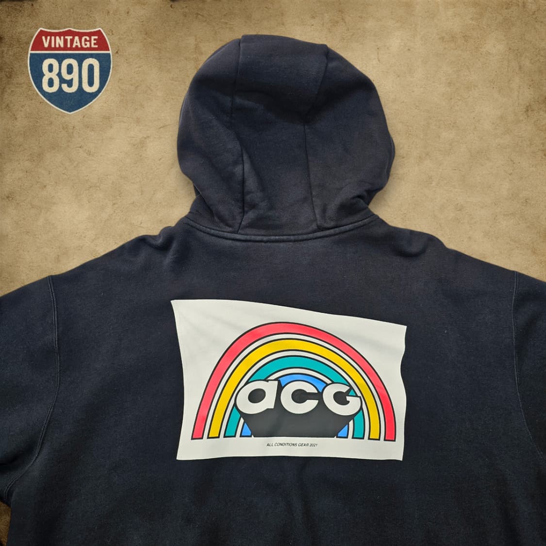 [XL] NIKE 나이키 ACG 그래픽 풀오버 기모 후드티 상품이미지7