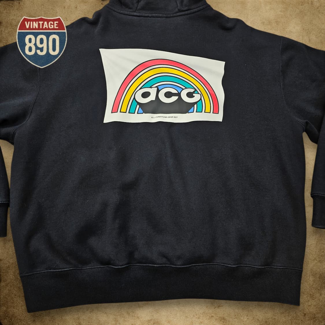 [XL] NIKE 나이키 ACG 그래픽 풀오버 기모 후드티 상품이미지8