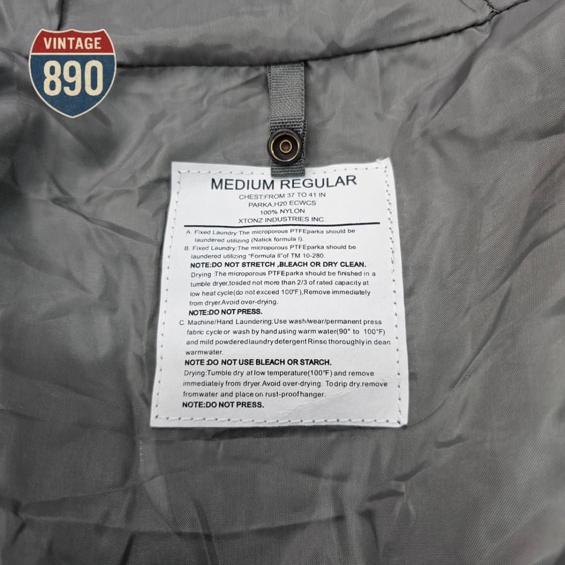 [M/R] 새제품 XTONZ 엑스톤즈 ECWCS 미군 야상 자켓 상품이미지5