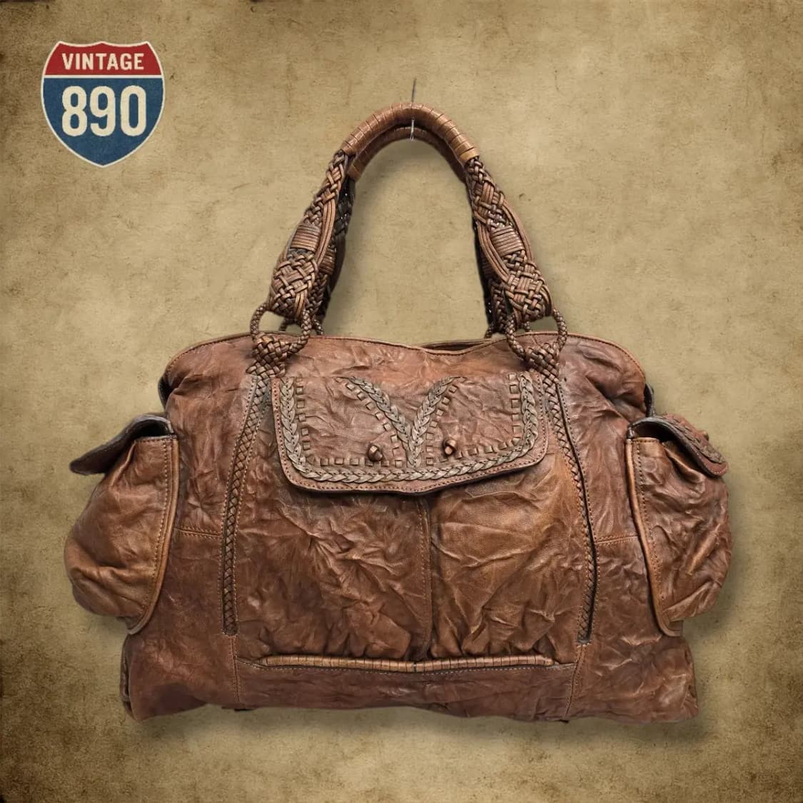 pannelli italiaa pelle 이탈리아 위빙 보스톤백 상품이미지1