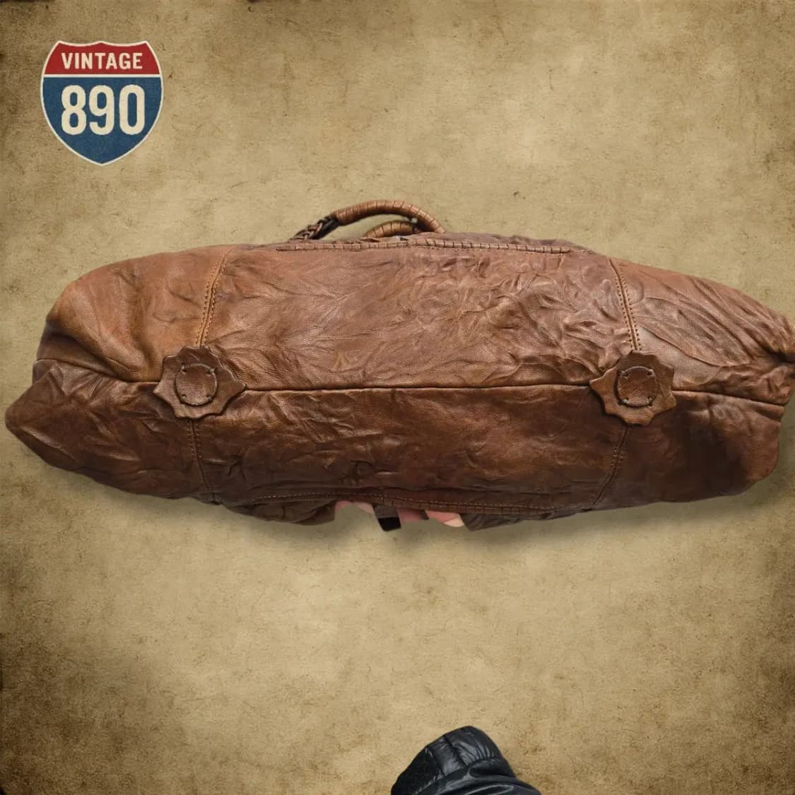 pannelli italiaa pelle 이탈리아 위빙 보스톤백 상품이미지5