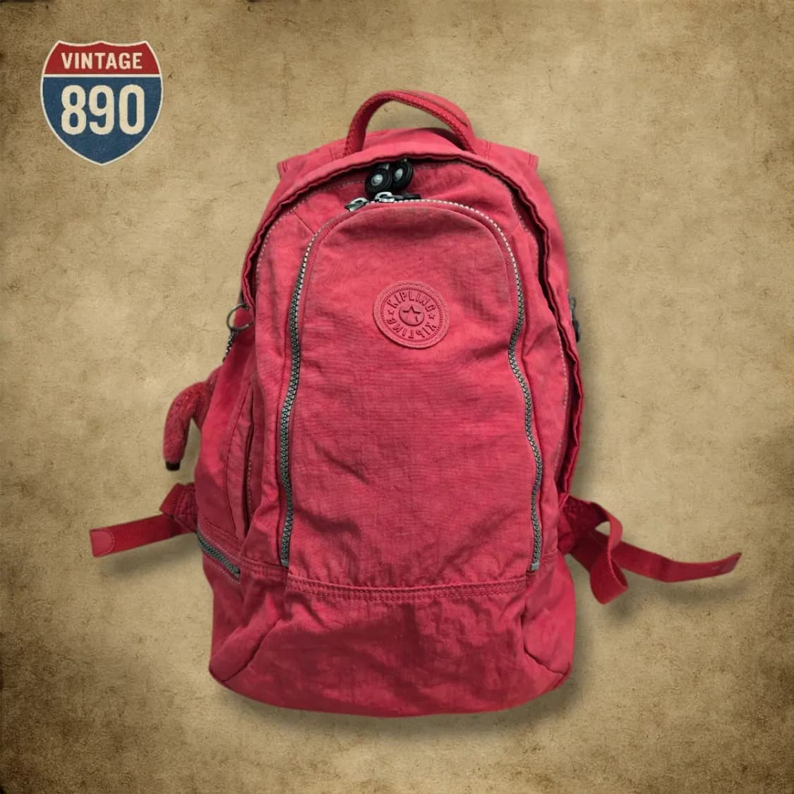 KIPLING 키플링 y2k 핑크 백팩 상품이미지1