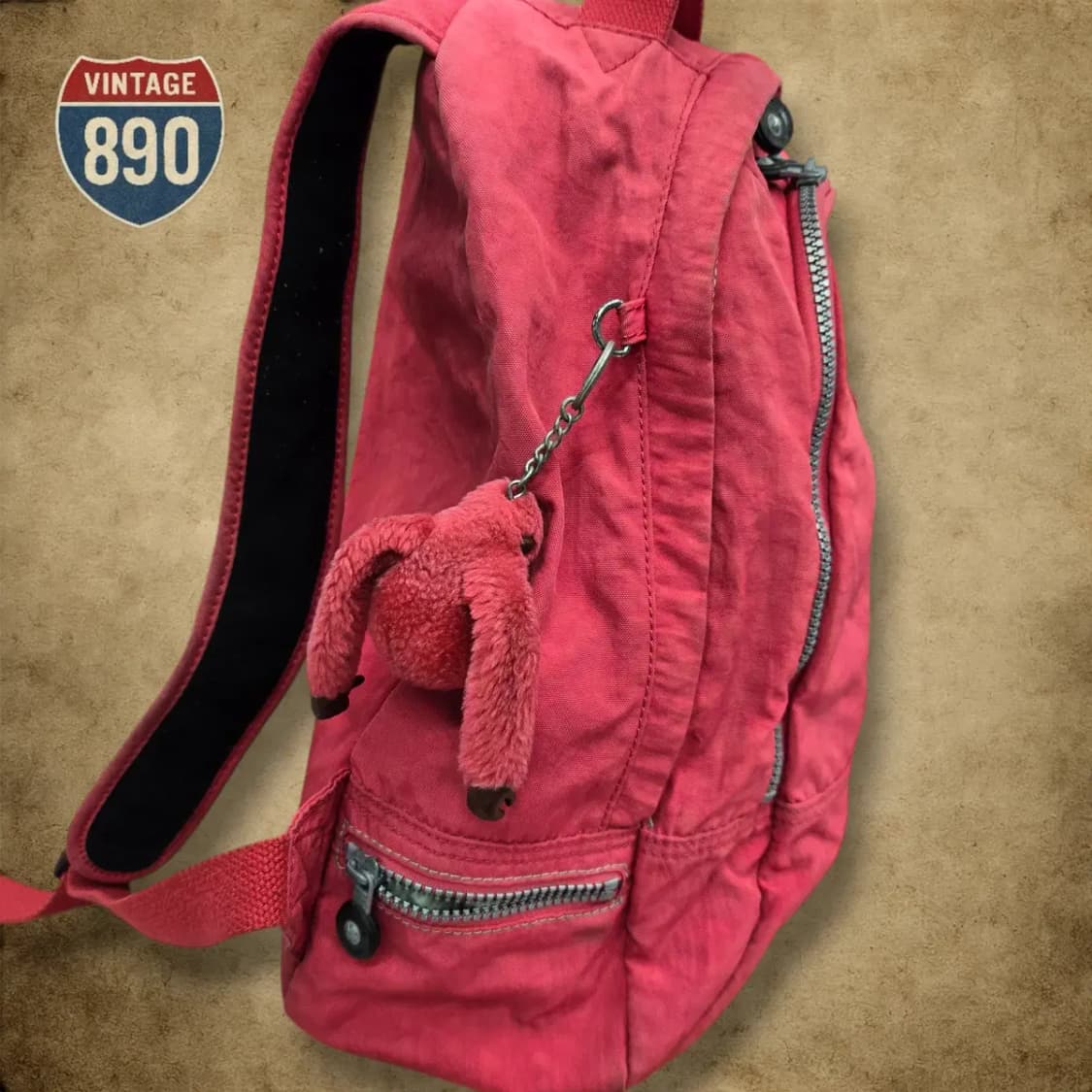 KIPLING 키플링 y2k 핑크 백팩 상품이미지2