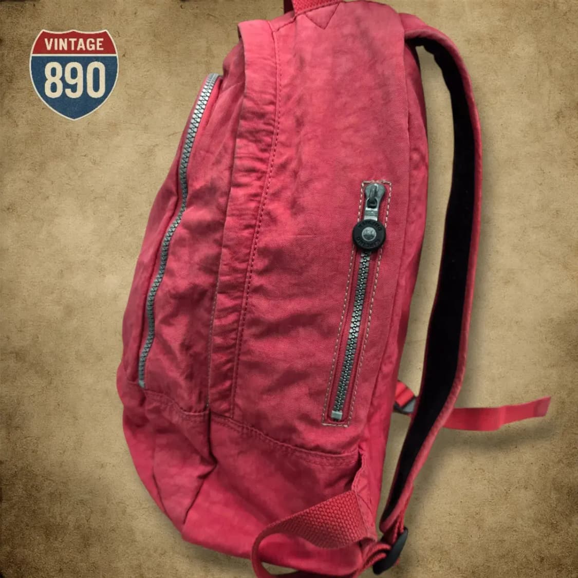 KIPLING 키플링 y2k 핑크 백팩 상품이미지4