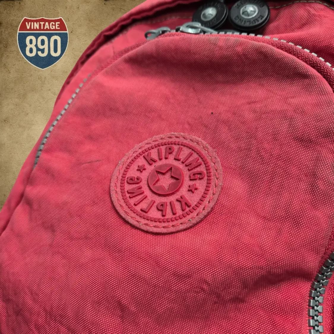 KIPLING 키플링 y2k 핑크 백팩 상품이미지5