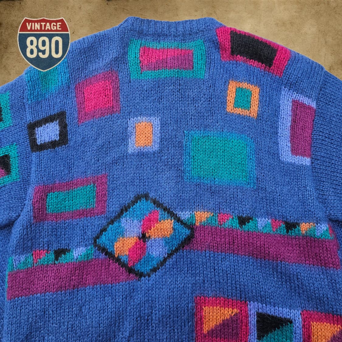 [L] LL Bean 엘엘빈 80s VTG 모헤어 더플 가디건 상품이미지8