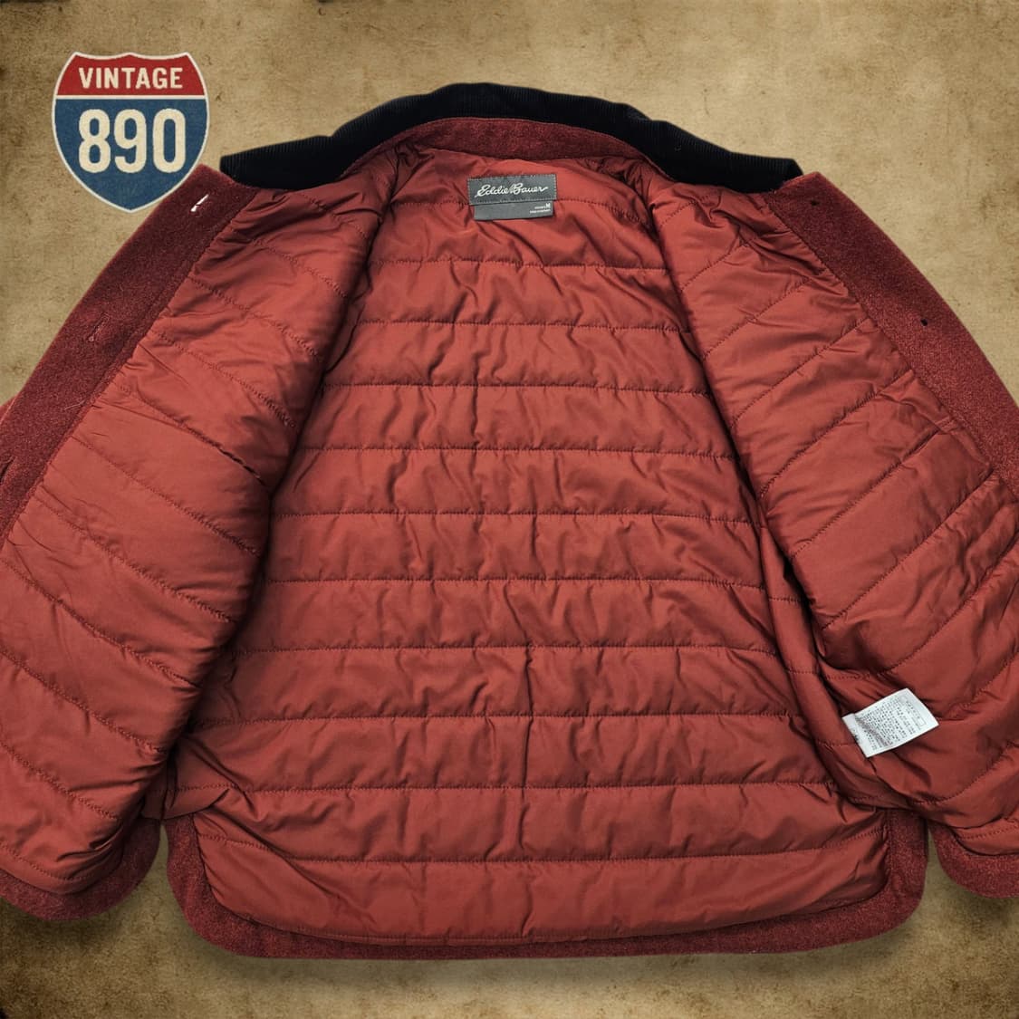 [M] Eddie Bauer 에디바우어 모직 패딩 자켓 상품이미지6