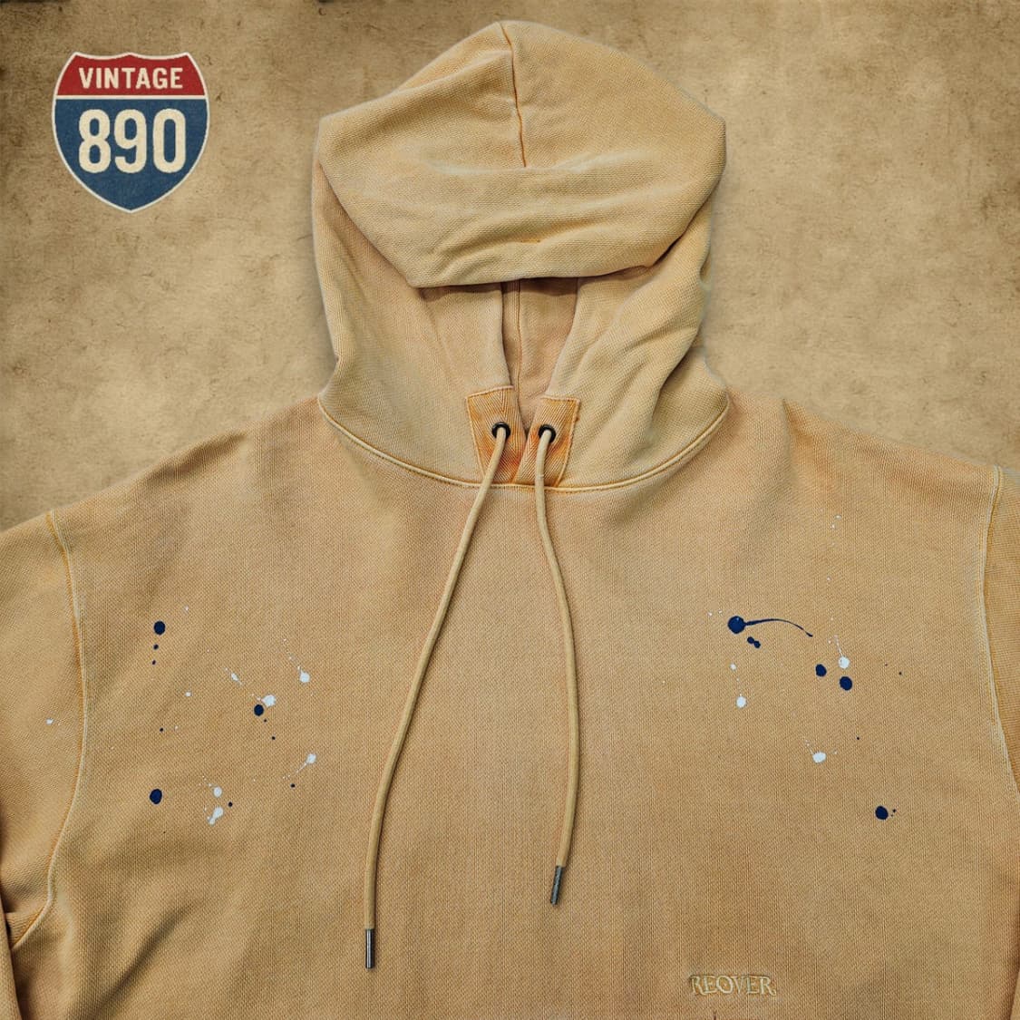 [XL] REOVER 리오버 페인팅 다이드 후드티 상품이미지2