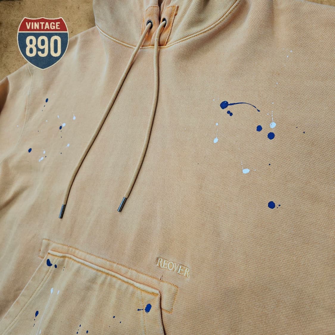 [XL] REOVER 리오버 페인팅 다이드 후드티 상품이미지4