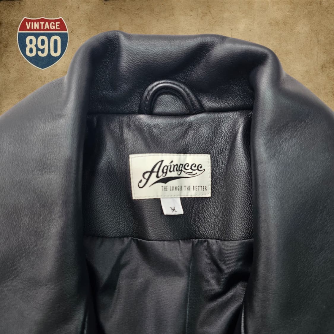 [M] AGING CCC 에이징CCC 양가죽 라이더자켓 상품이미지5