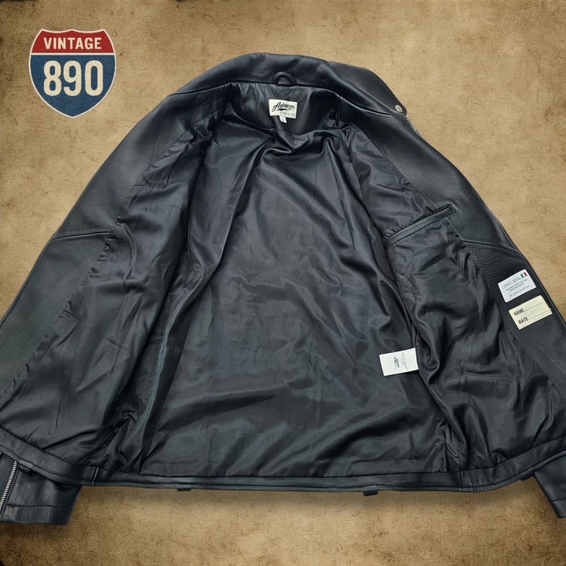 [M] AGING CCC 에이징CCC 양가죽 라이더자켓 상품이미지6