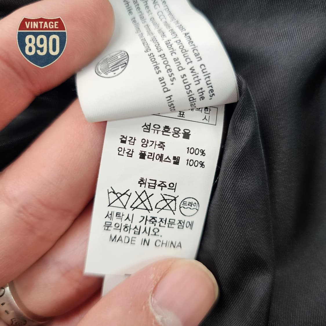 [M] AGING CCC 에이징CCC 양가죽 라이더자켓 상품이미지8