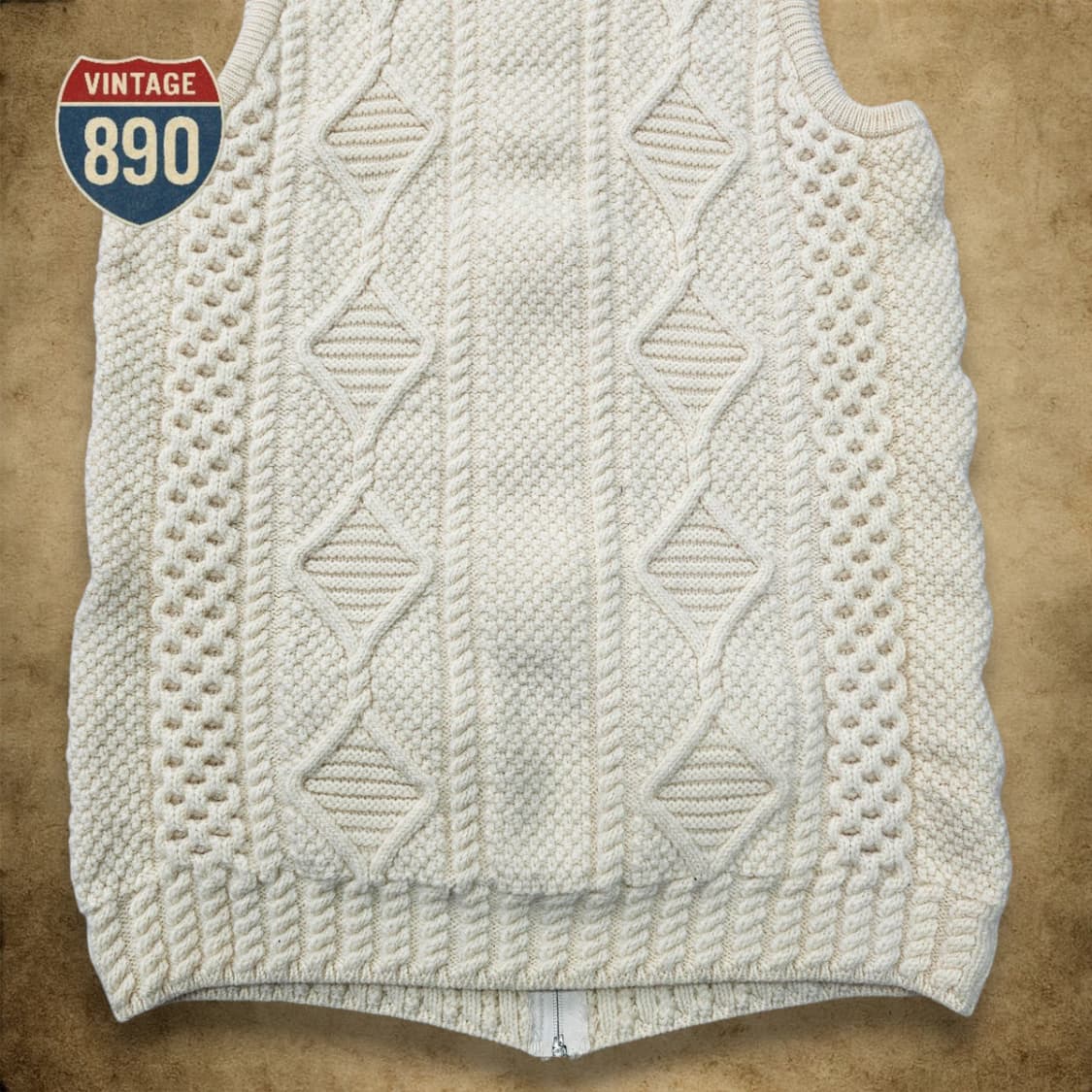 [XL] Blarney 블라니 울렌 밀즈 메리노 울 후드 집업 조끼 상품이미지9