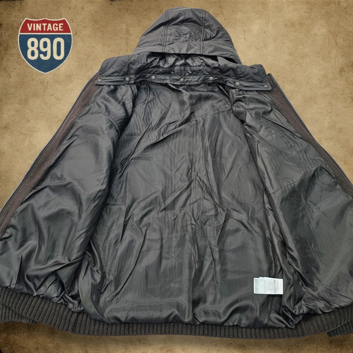 [105] epigram 에피그램 디테쳐블 후드 니트 가디건 상품이미지5