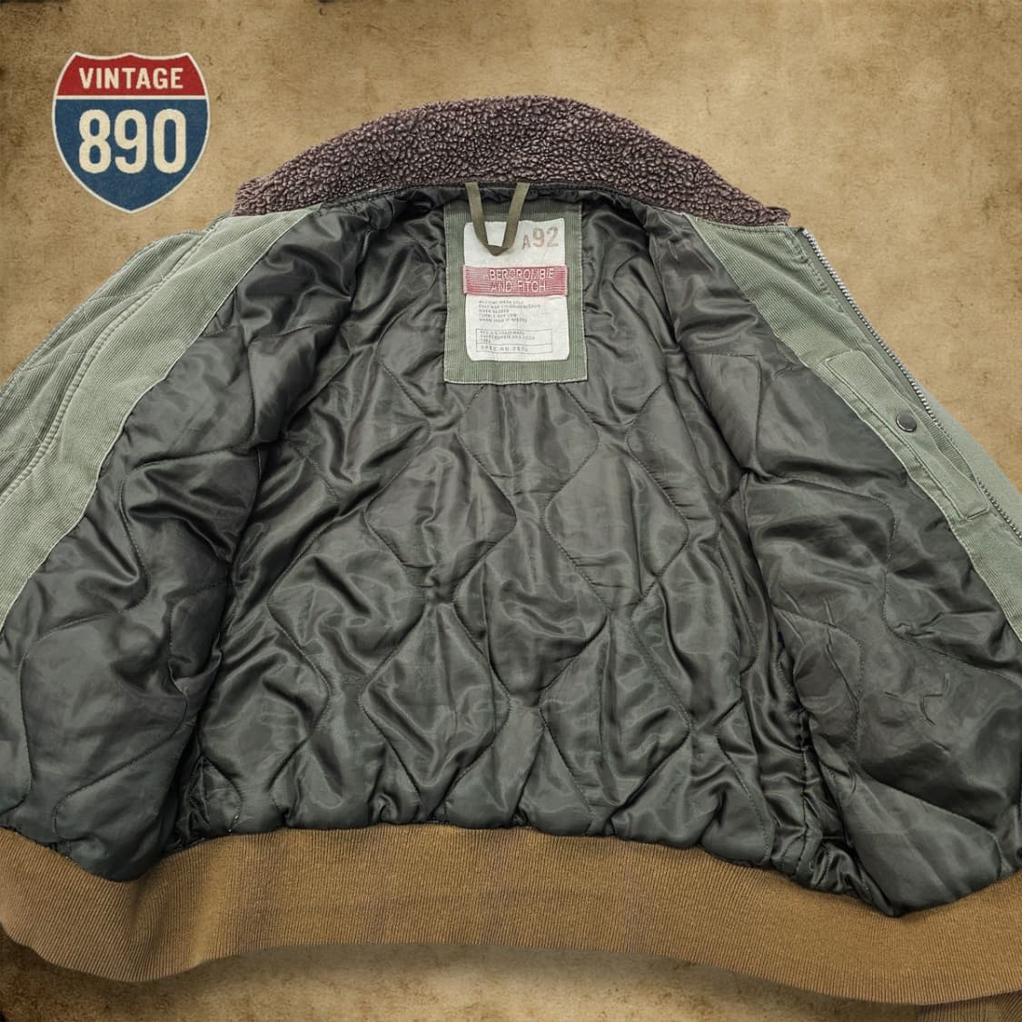 [M] Abercrombie VTG 아베크롬비 N-1 덱 자켓 상품이미지5